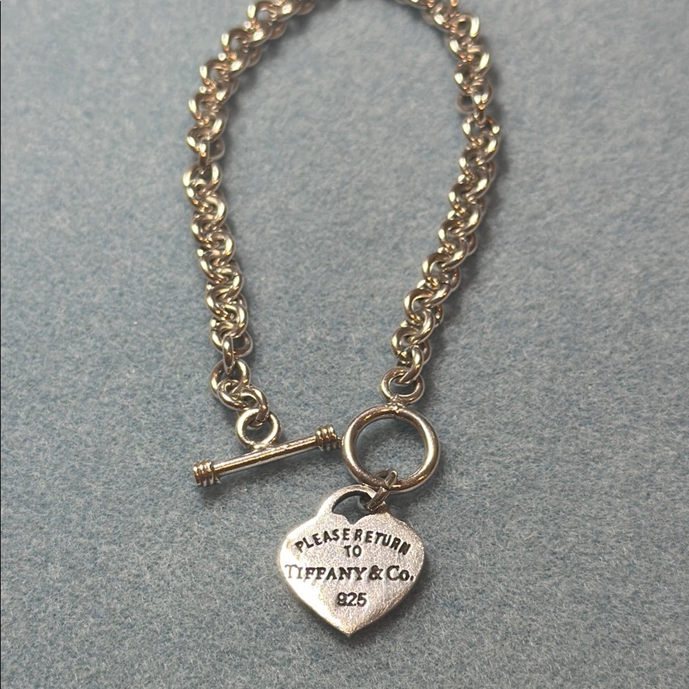 Tiffany & Co. Silver Bracelet with Classic Link Design